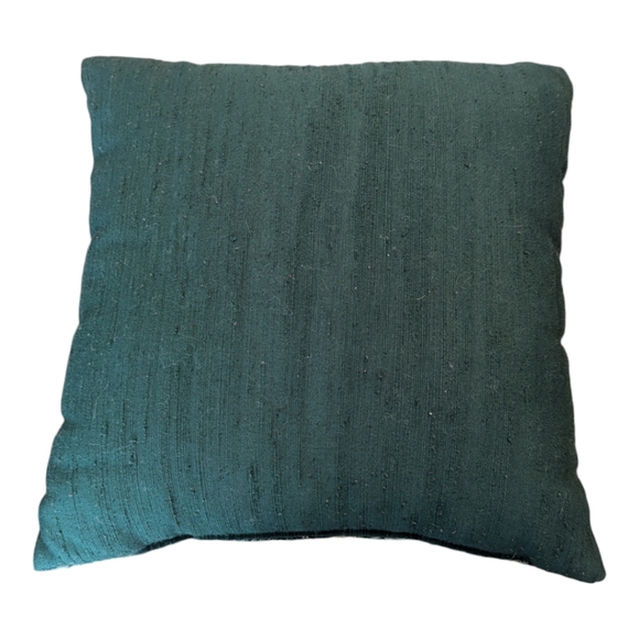 VTG 80's Tapestry Deer Winter Mountain Woodlands Scene Square Accent Pillow 17" - Picture 2 of 2